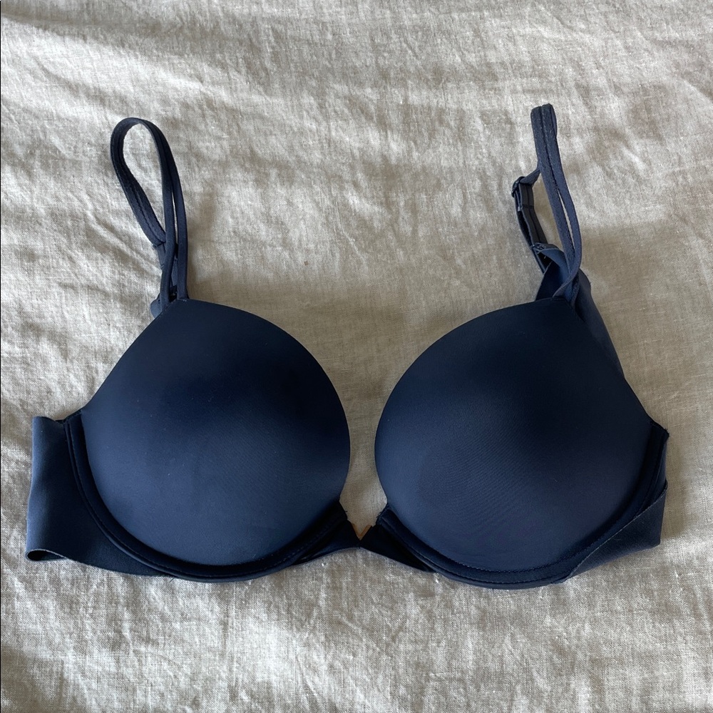 Victoria's Secret 34B grayish blue push-up Bra